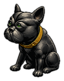 Westmoreland glass bulldog