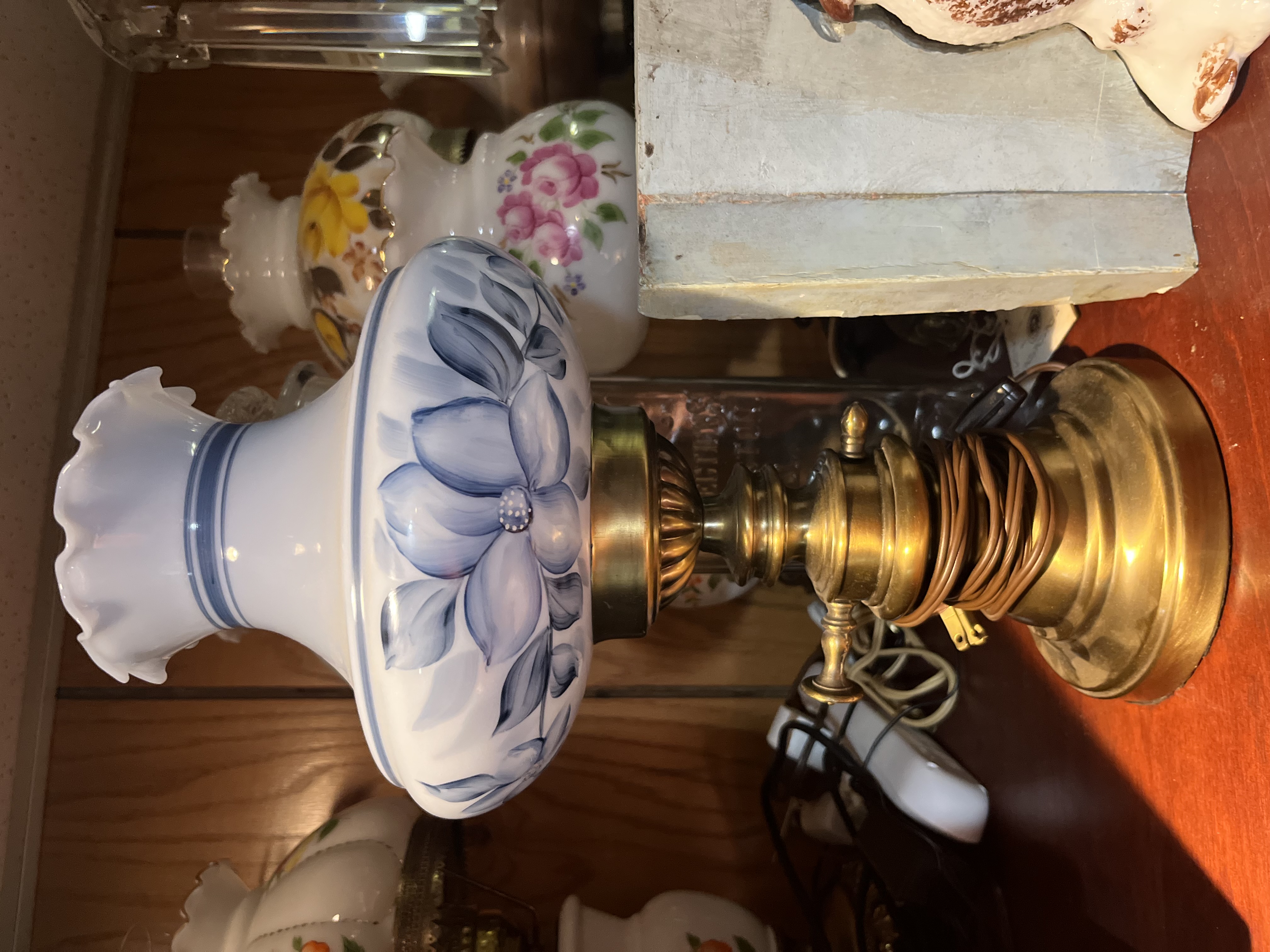 Sample Blue Rose Lamp