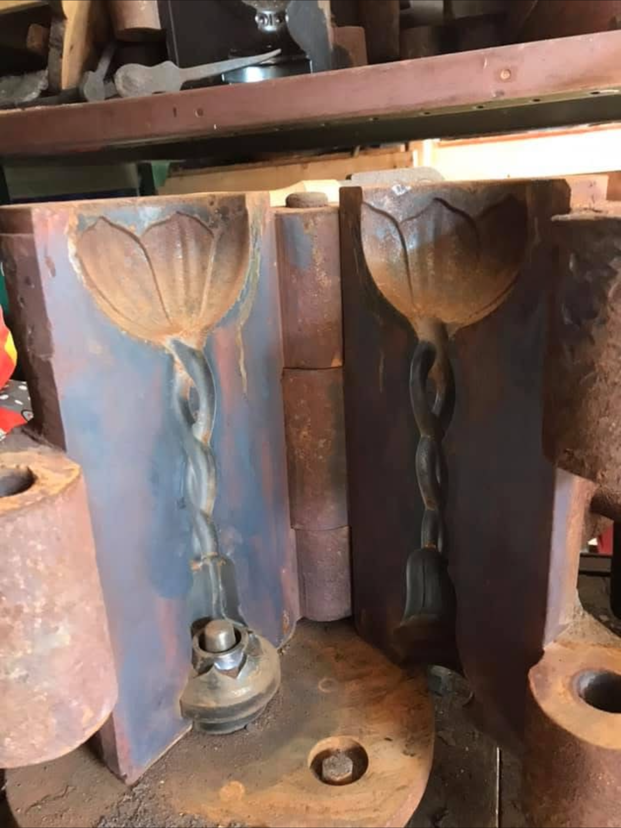 Line 1921 Lotus Candlestick Mould
