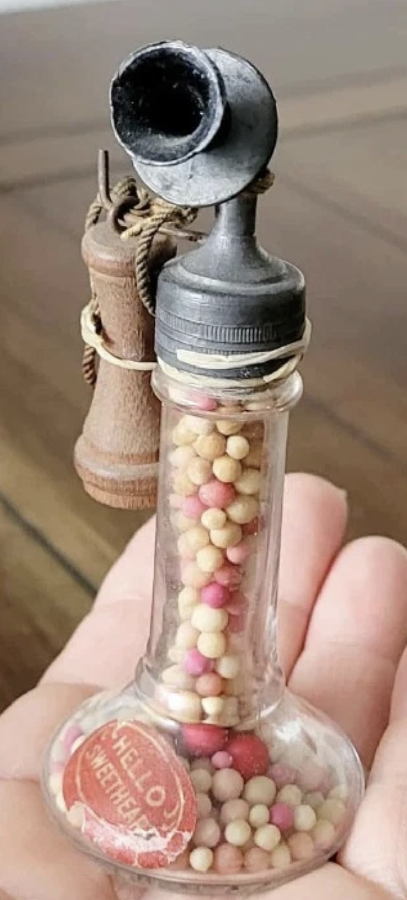 Telephone Candy Container “Hello Sweetheart”