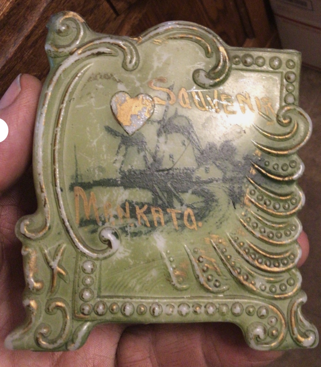 255 Card Holder Opal Souvenir Mankato Minnesota