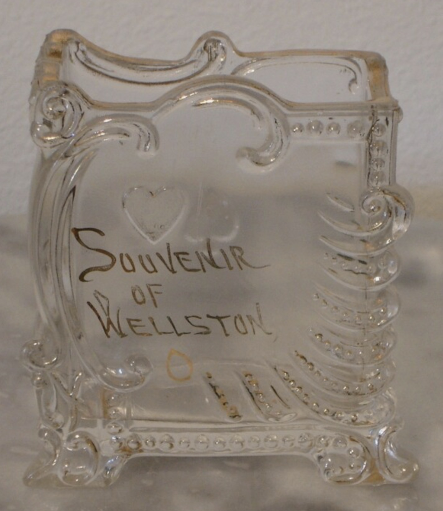 255 Card Holder Clear Souvenir Wellston O