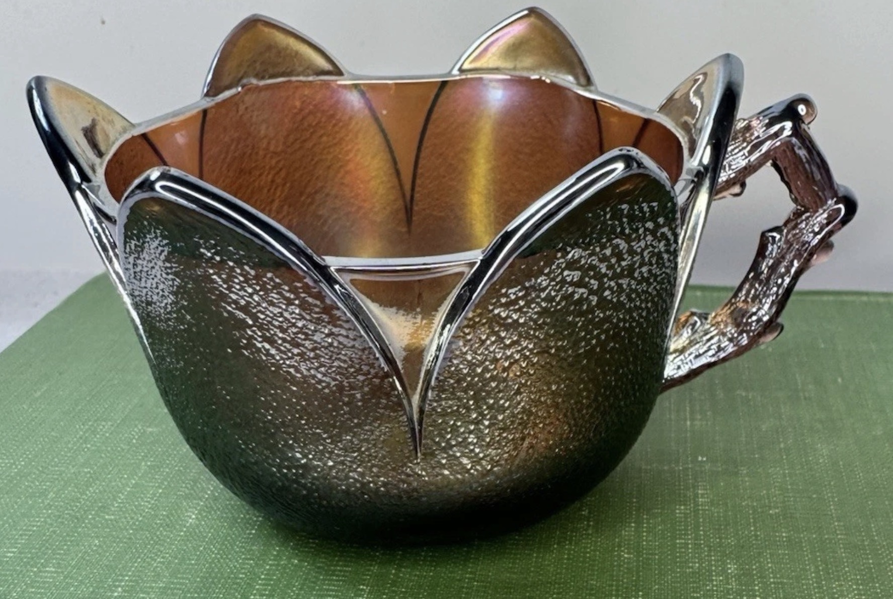 Orange Peel Punch Cup / Amethyst Carnival